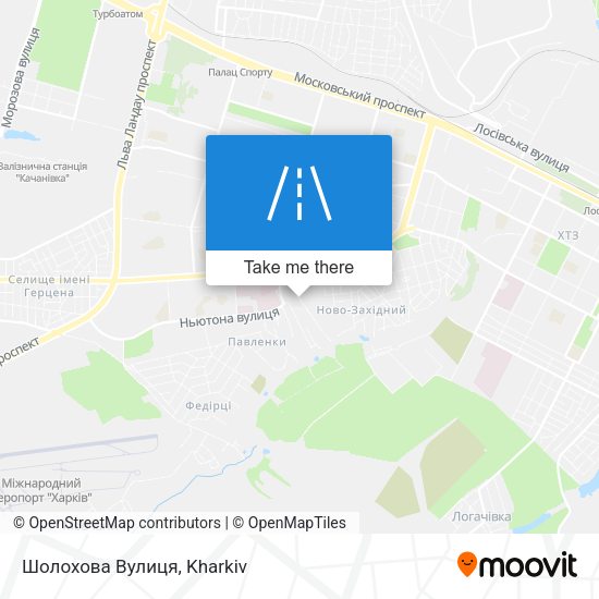 Шолохова Вулиця map
