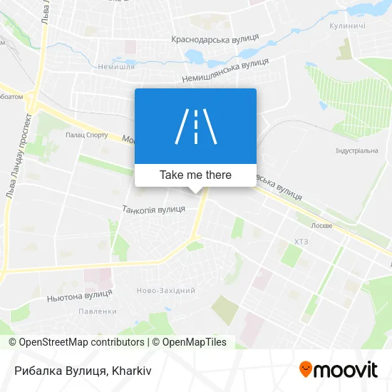 Карта Рибалка Вулиця