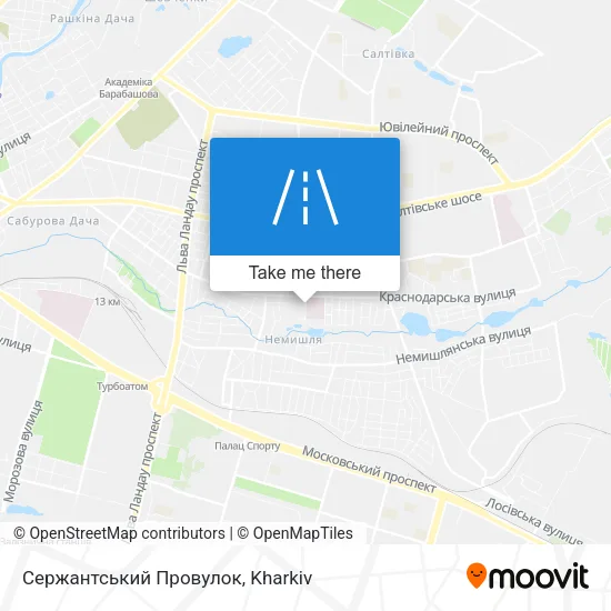 Карта Сержантський Провулок