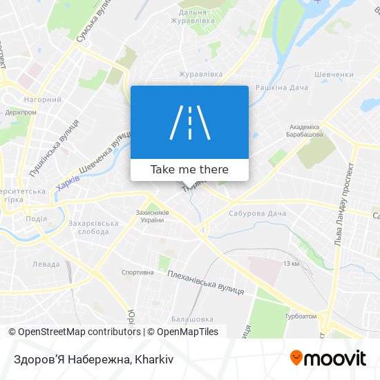 Здоров’Я Набережна map