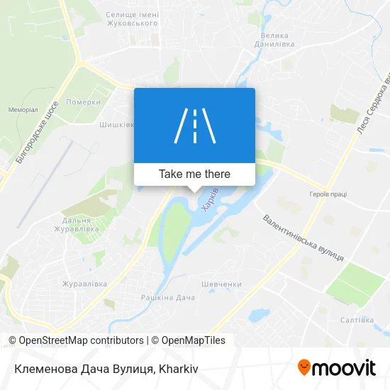 Карта Клеменова Дача Вулиця