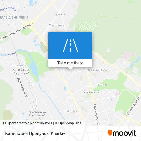 Калиновий Провулок map
