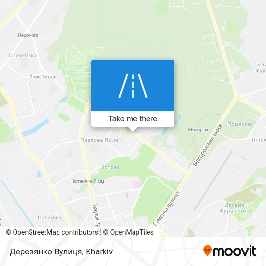 Карта Деревянко Вулиця