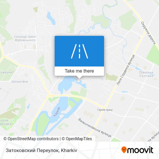 Карта Затоковский Переулок