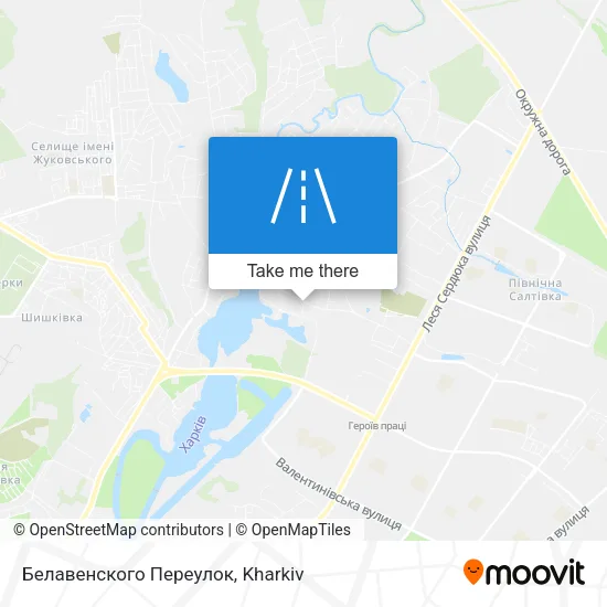 Карта Белавенского Переулок