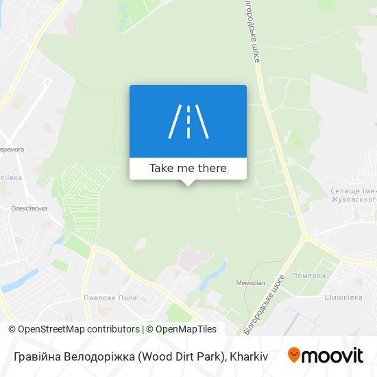 Гравійна Велодоріжка (Wood Dirt Park) map