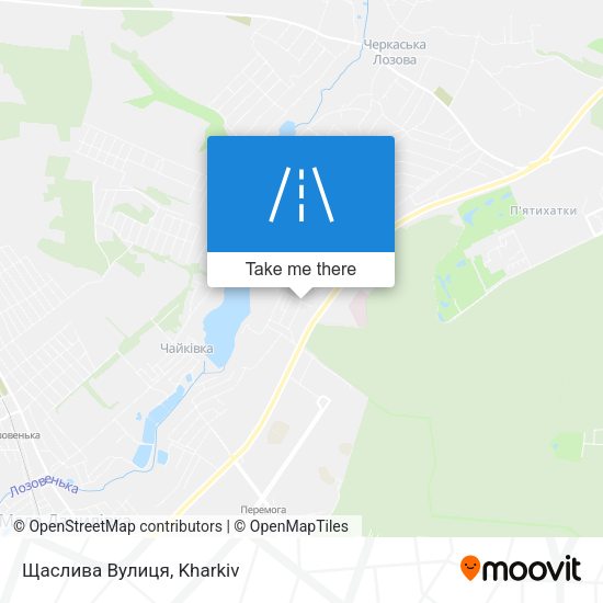 Щаслива Вулиця map