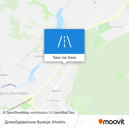 Карта Домобудівельна Вулиця
