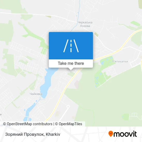 Карта Зоряний Провулок