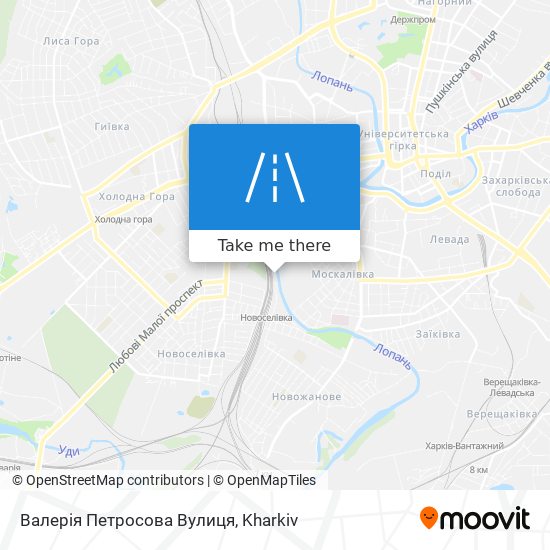 Валерія Петросова Вулиця map