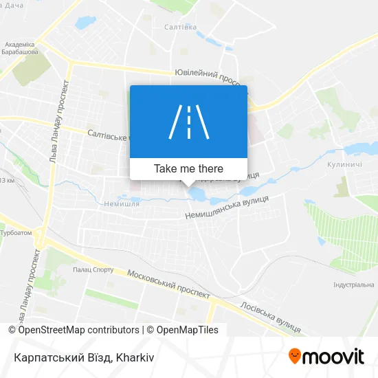 Карта Карпатський Вїзд
