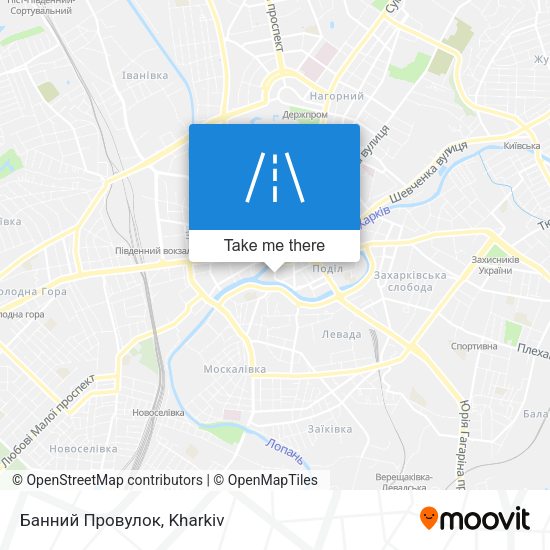 Банний Провулок map