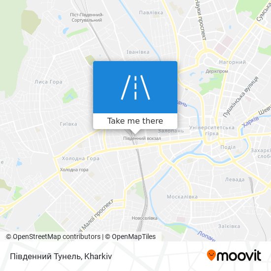 Південний Тунель map