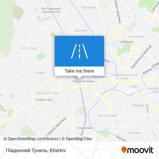 Карта Південний Тунель