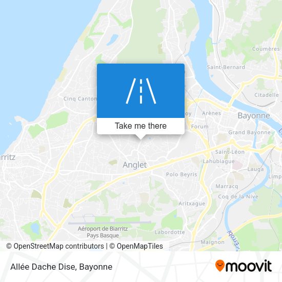 Allée Dache Dise map