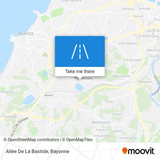 Allée De La Bastide map