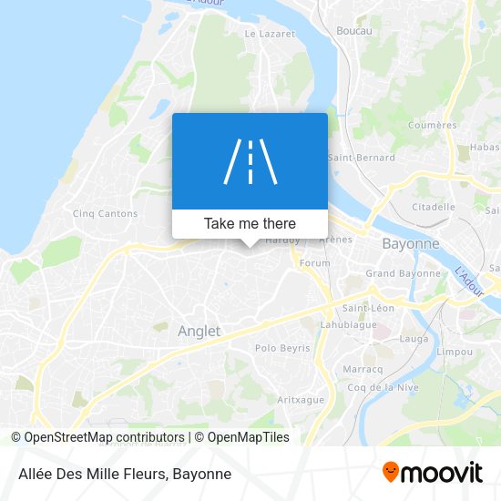 Allée Des Mille Fleurs map