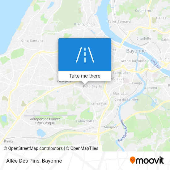 Allée Des Pins map