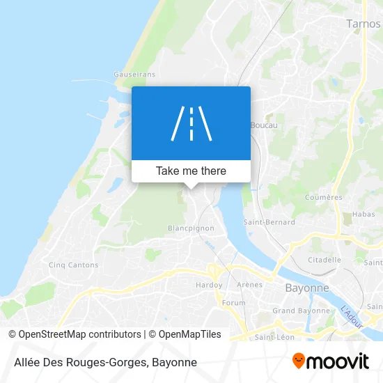 Allée Des Rouges-Gorges map