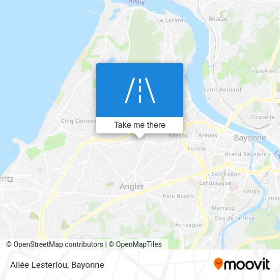 Allée Lesterlou map