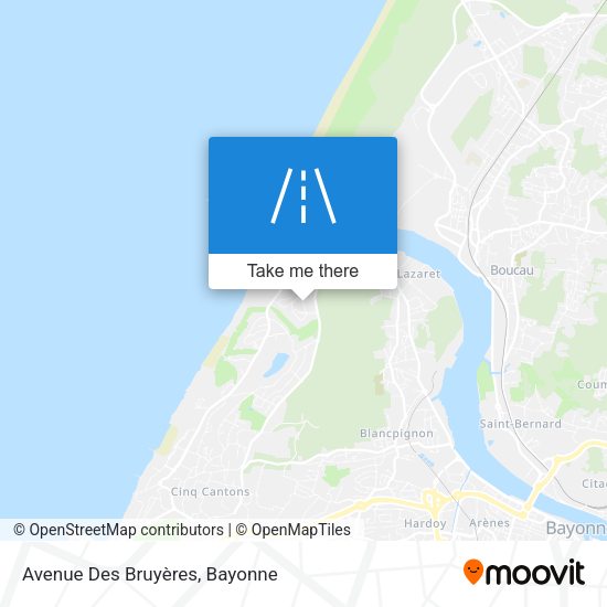 Avenue Des Bruyères map