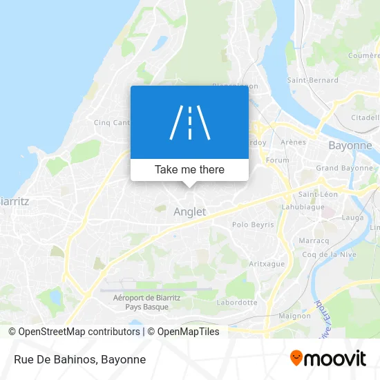 Rue De Bahinos map