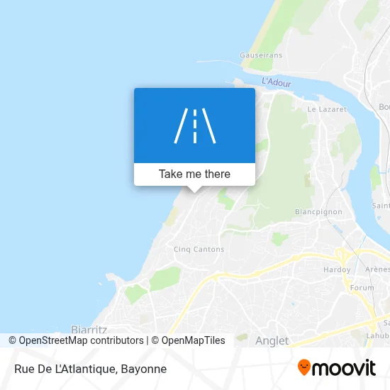 Rue De L'Atlantique map