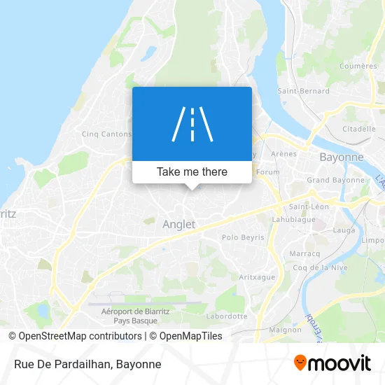 Rue De Pardailhan map