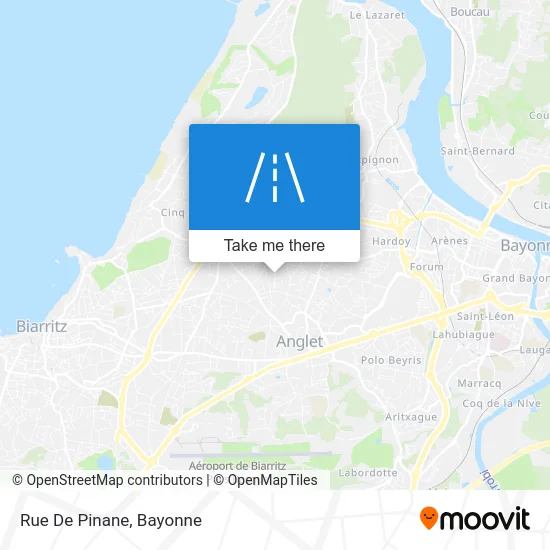 Rue De Pinane map