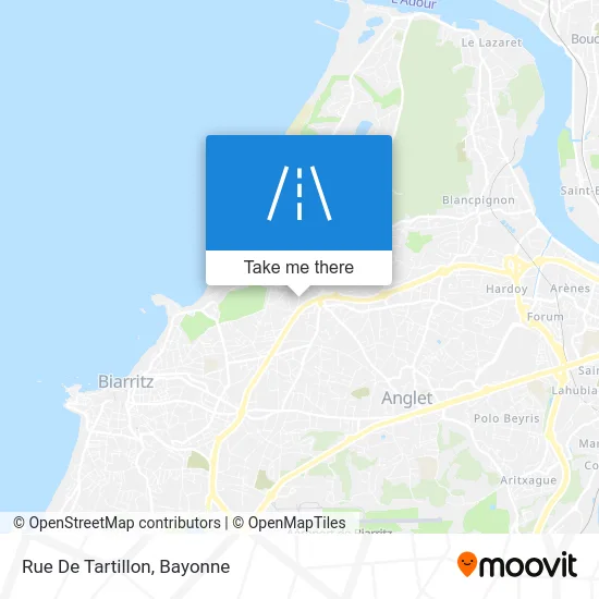 Rue De Tartillon map