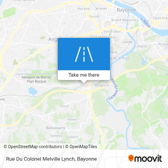 Rue Du Colonel Melville Lynch map