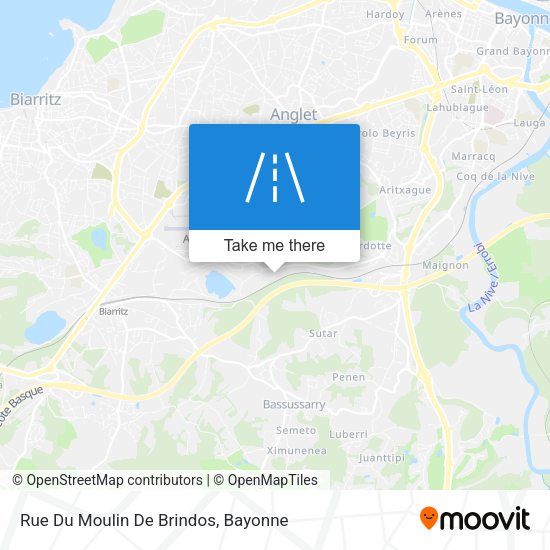 Rue Du Moulin De Brindos map
