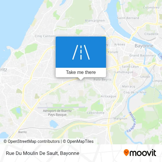 Rue Du Moulin De Sault map