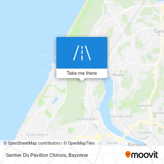 Sentier Du Pavillon Chinois map