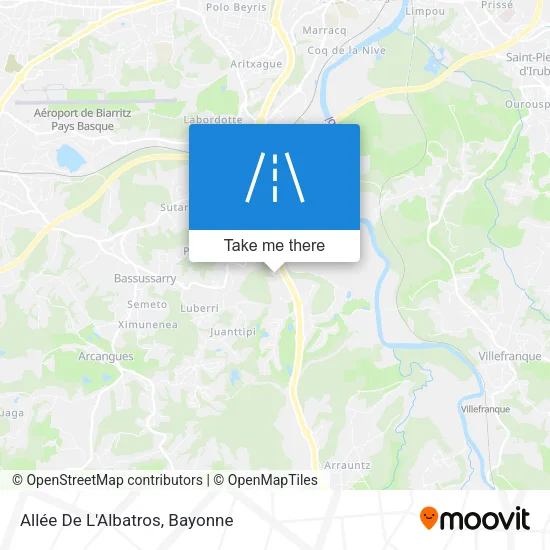 Allée De L'Albatros map
