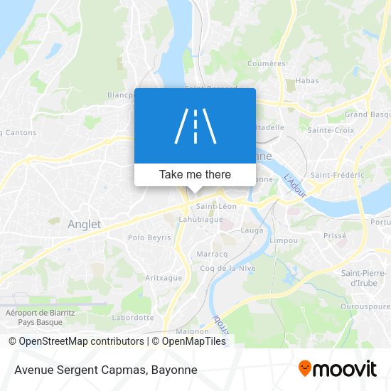 Avenue Sergent Capmas map