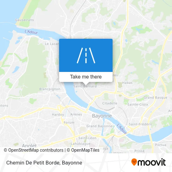 Chemin De Petit Borde map