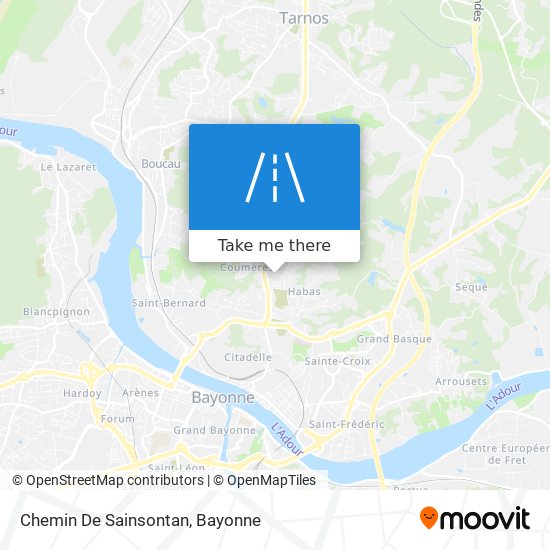 Mapa Chemin De Sainsontan