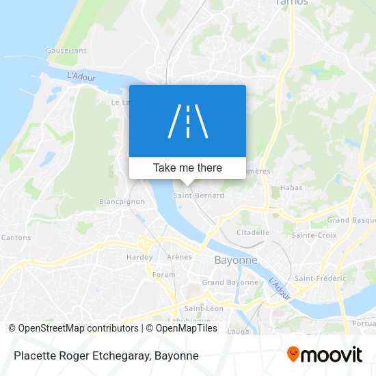 Placette Roger Etchegaray map