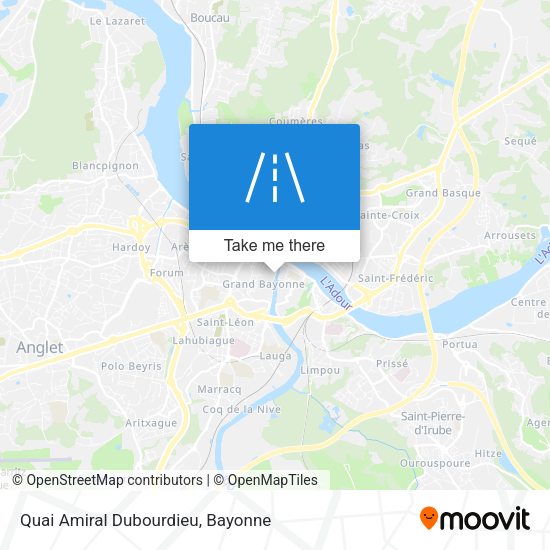 Quai Amiral Dubourdieu map