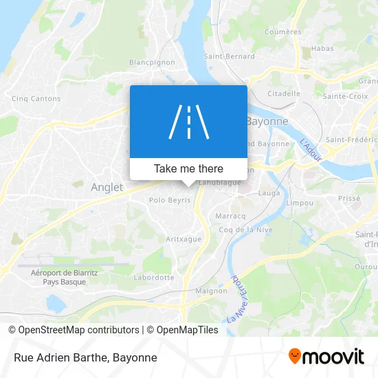 Rue Adrien Barthe map