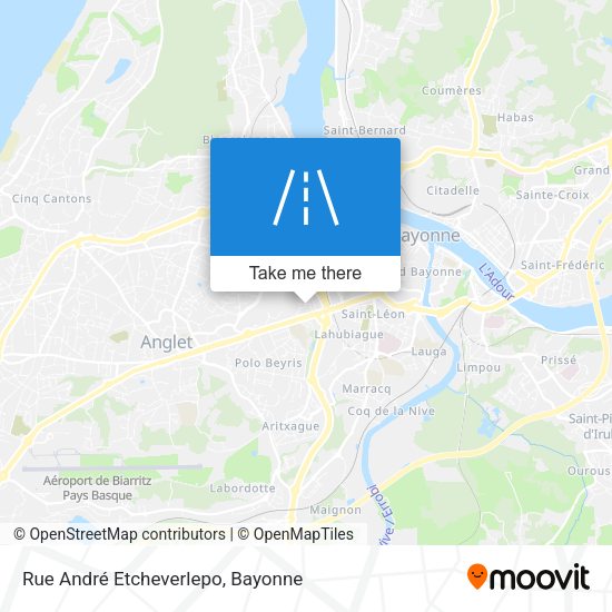 Rue André Etcheverlepo map