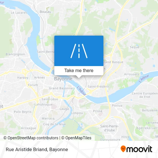 Rue Aristide Briand map