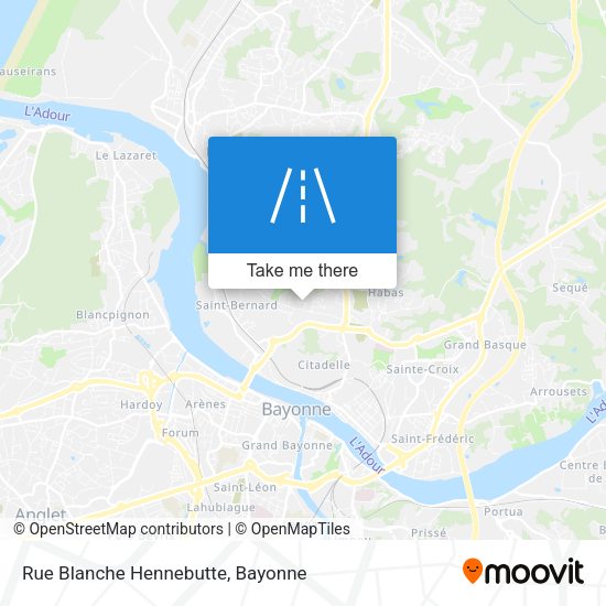 Rue Blanche Hennebutte map