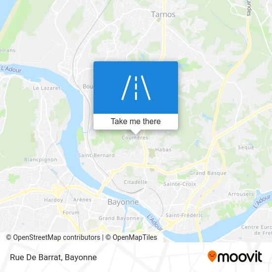 Rue De Barrat map
