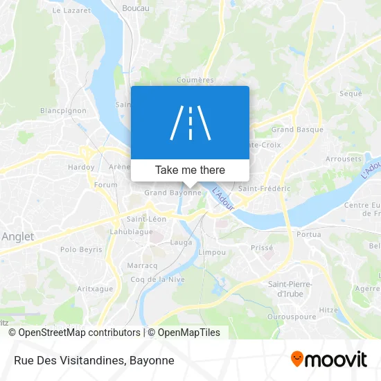Rue Des Visitandines map