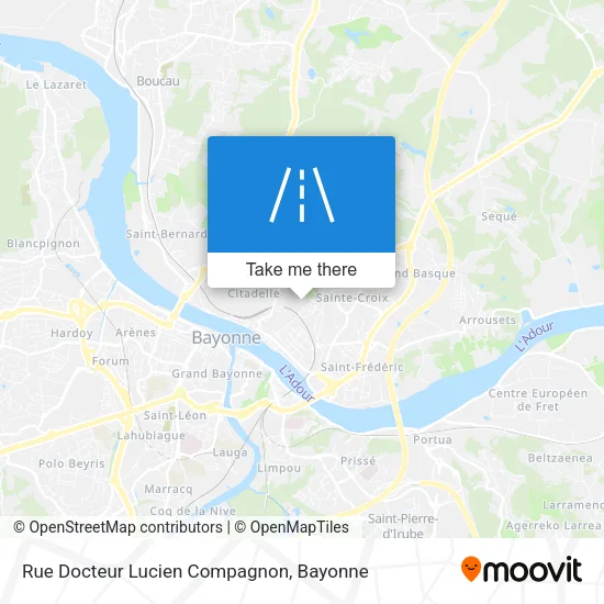 Rue Docteur Lucien Compagnon map
