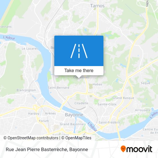 Rue Jean Pierre Basterrèche map