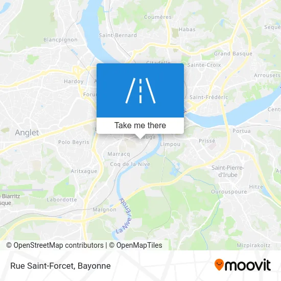 Rue Saint-Forcet map