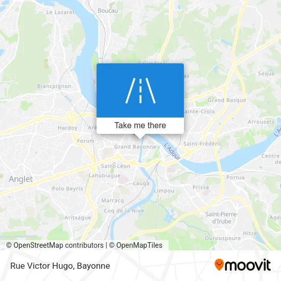 Rue Victor Hugo map